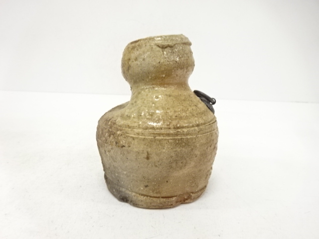  信楽焼　高橋楽斎造　掛花入